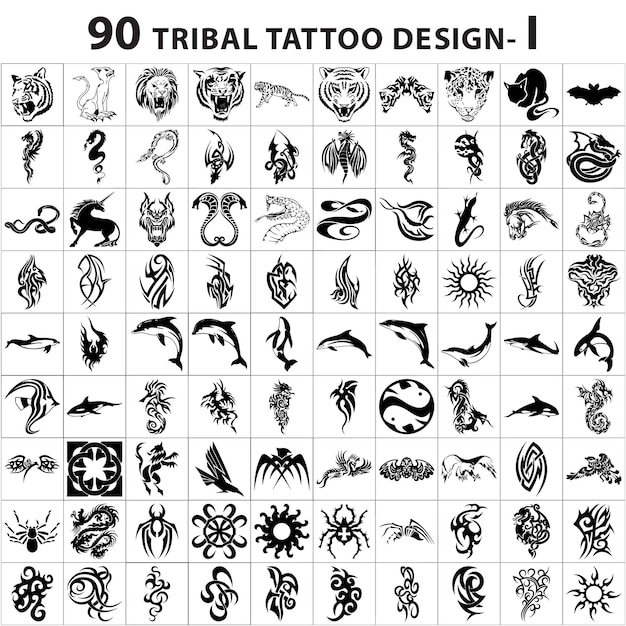 tattoo mehendi design set collection drawing tatoo hina hena bundle vector sexy