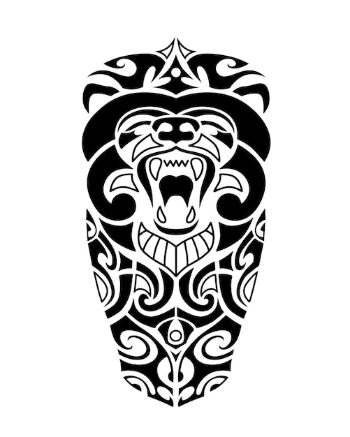 Maori lion tattoo  bloglojasbeaglecom  Literary tattoos Lion tattoo  design Zentangle art