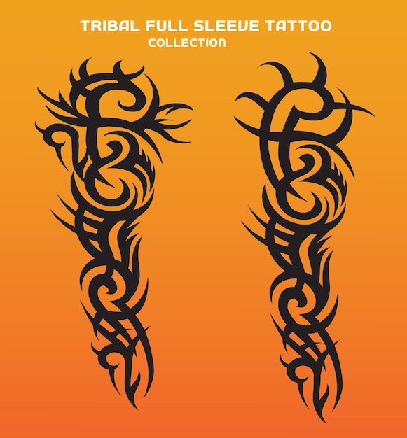 Tattoos tribal ontwerpen collectie gratis vector