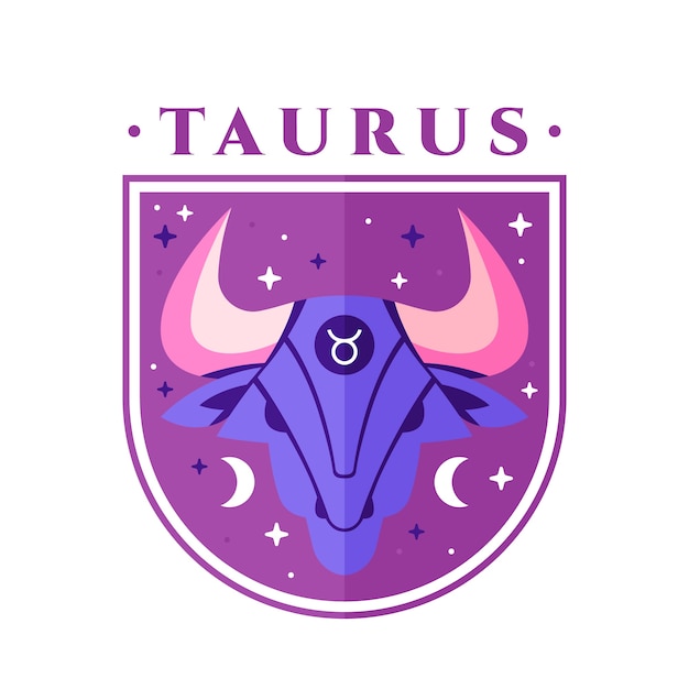 Vector taurus logo template