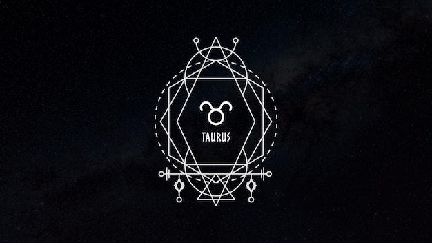 Taurus zodiac sign desktop wallpaper