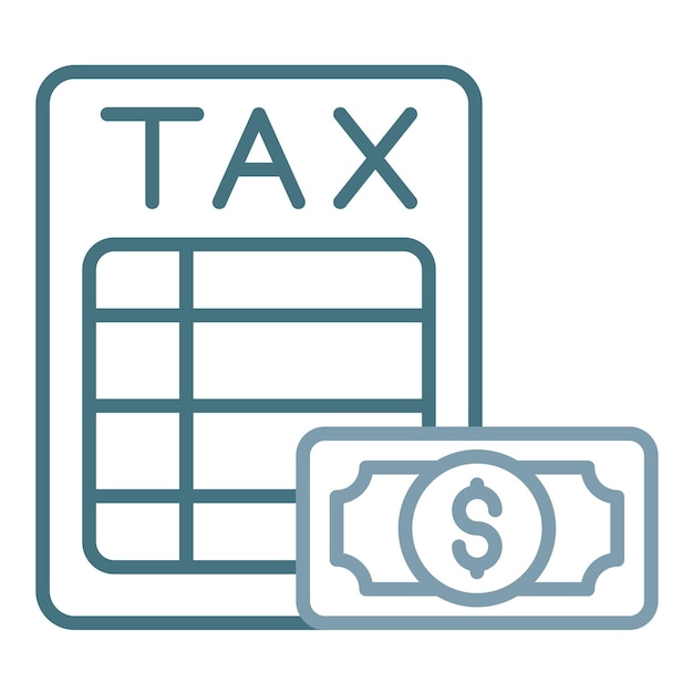 Tax Advice Flat Illustration