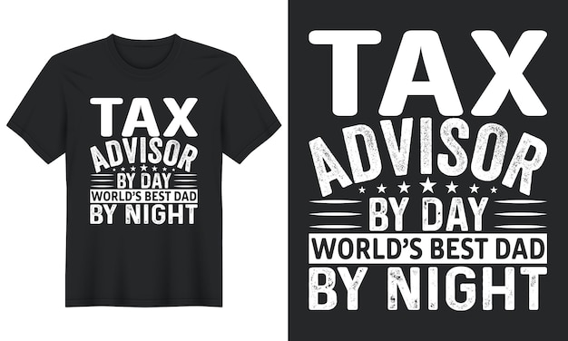 벡터 조세 고문 by day world's best dad by day, tax day tshirt 디자인