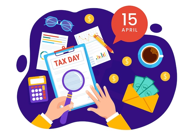 Иллюстрация налогового дня 15 апреля