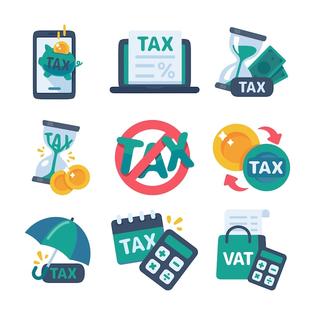 Tax icon Sharing income to report taxes to the government