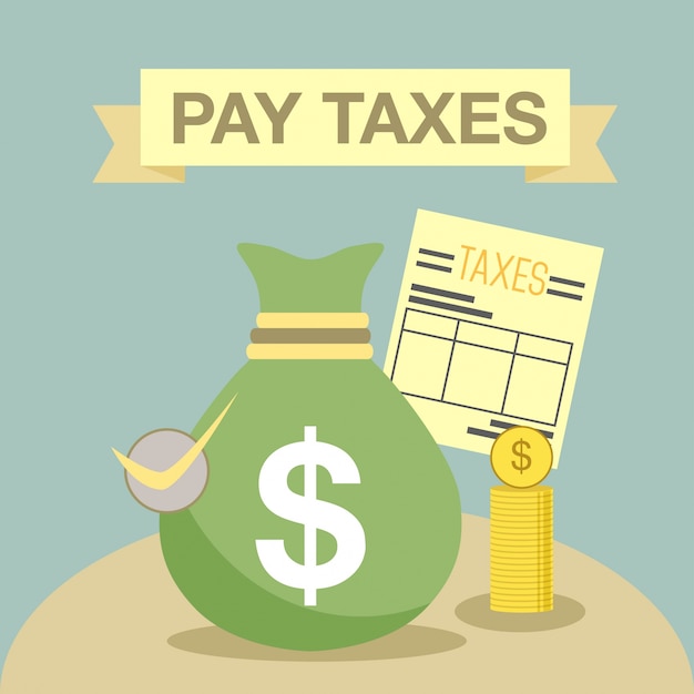 Tax payment illustration