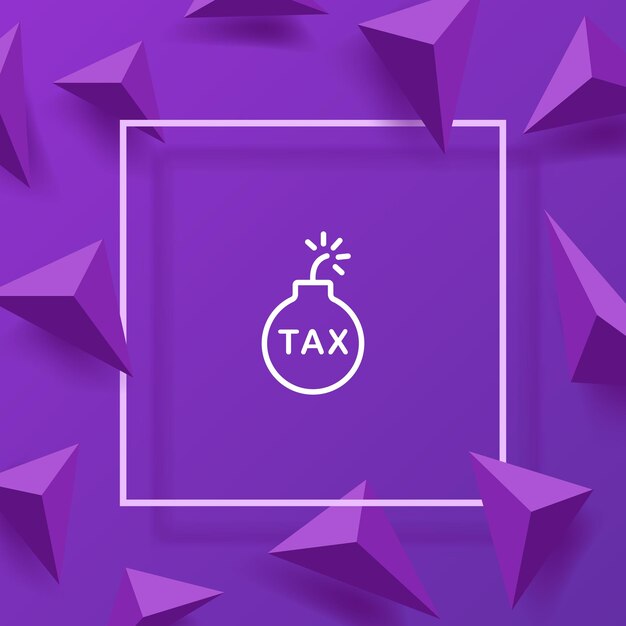 Tax protection line icon Bomb explosive payment fee free of charge taxpayer work job employee finance buy purchase budget Business concept Vector line icon for Business and Advertising