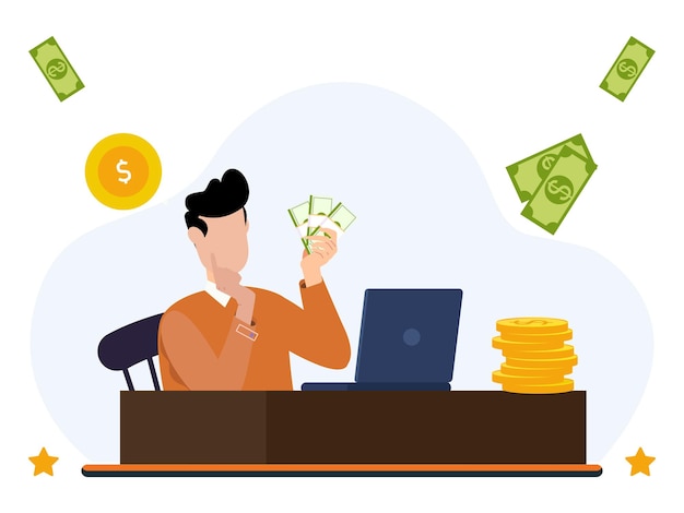 tax savvy concept illustration stylish and beautiful