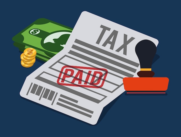 taxes design, vector illustration.