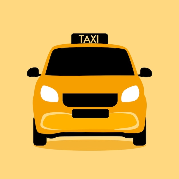 Такси вектор баннер дизайн и автомобиль вектор скачать автомобиль желтый цвет мультфильм автомобиль баннер дизайн