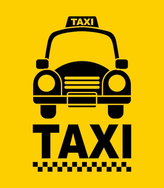 Vettore progettazione di taxi