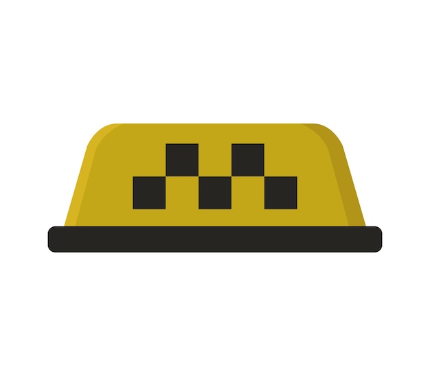 Taxi op de achtergrond