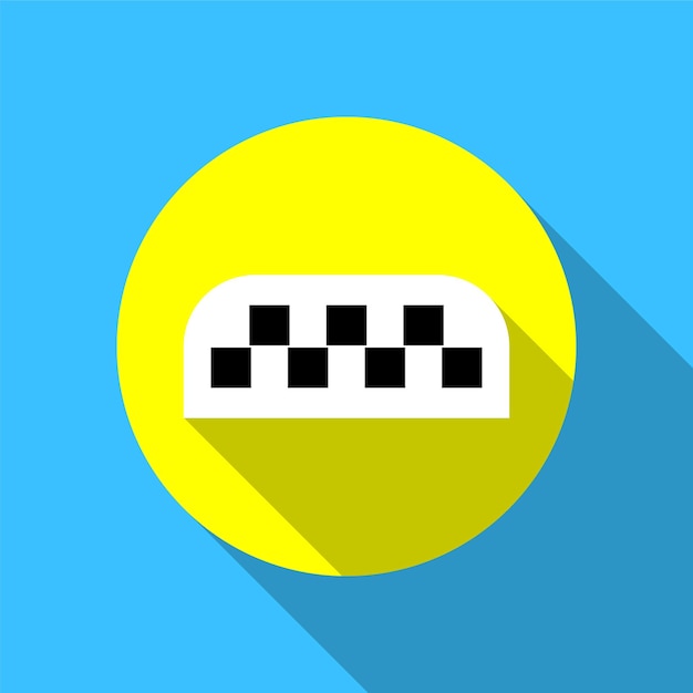 Taxi oproep icoon plat