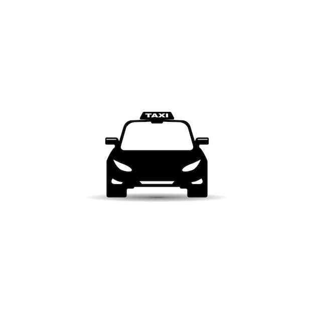 Taxi pictogram logo ontwerp vectorillustratie