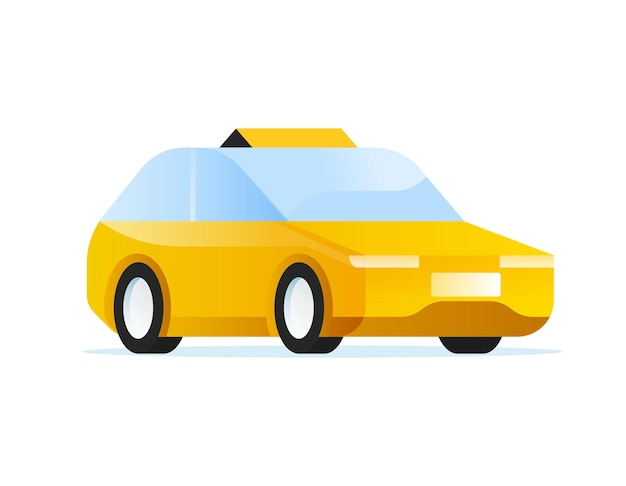 Taxi service illustration