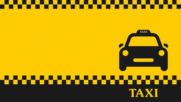 Taxi sign transport background. Taxi service