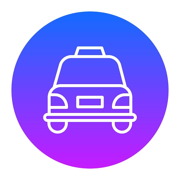 Taxi Vector Illustration