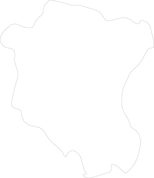 Tay Ninh Vietnam outline map