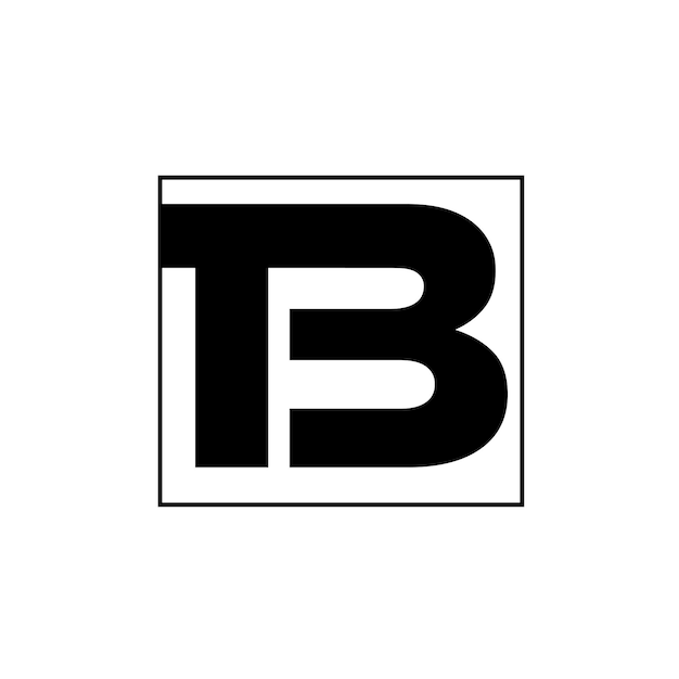 TB bedrijfsnaam Beginletters monogram TB letters logo