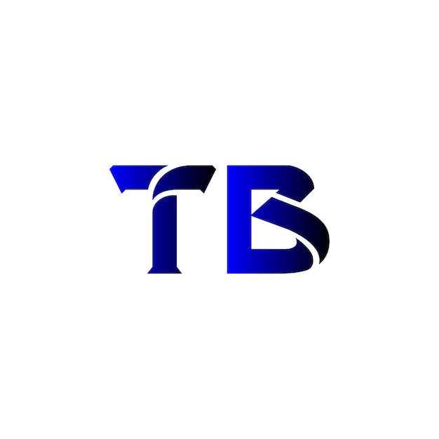 Vector tb logo design in coreldraw