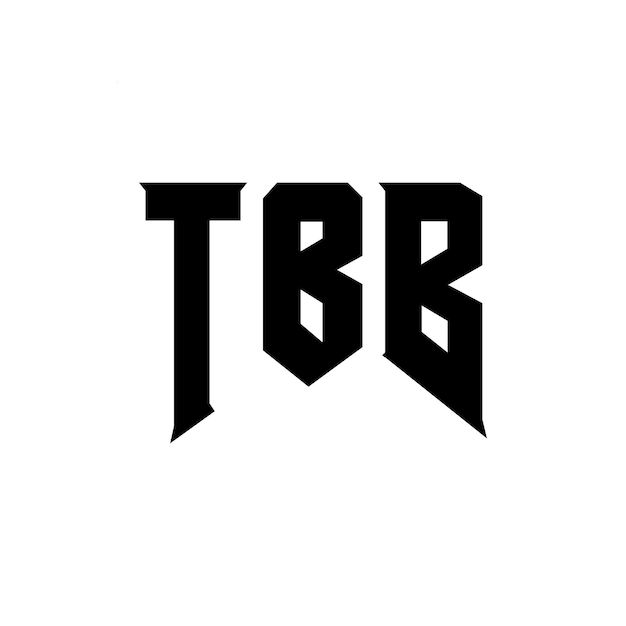 TBB letter logo ontwerp voor technologiebedrijf TBB logo ontwerp zwarte en witte kleurencombinatie TBB logo TBB vector TBB ontwerp TBB icoon TBB alfabet TBB typografie logo ontwerp