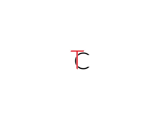 Vector tc logo design