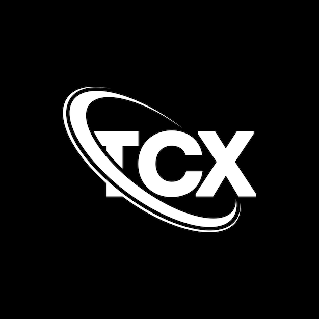 Vector tcx logo tcx letter tcx letter logo design initials tcx logo linked with circle and uppercase monogram logo tcx typography for technology business and real estate brand