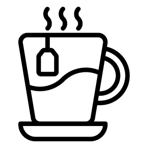 Tea Cup Icon Style