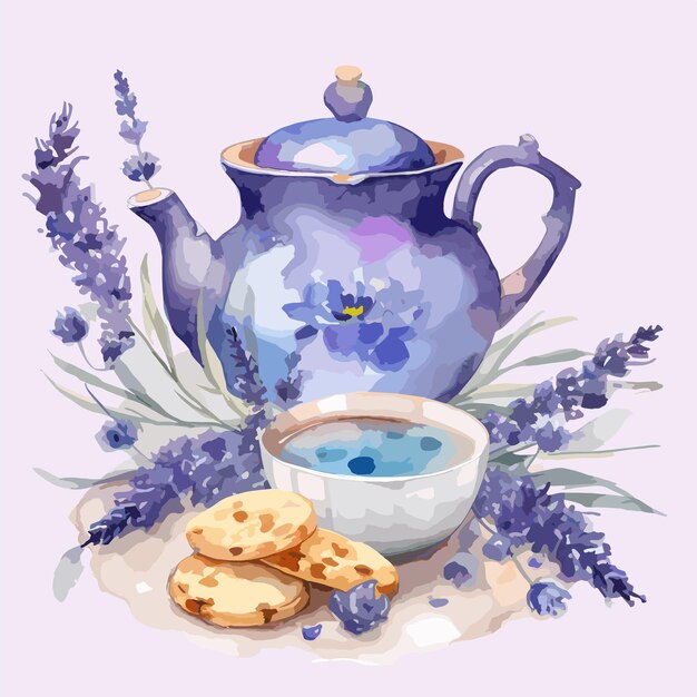 Vector tea illustration clipart