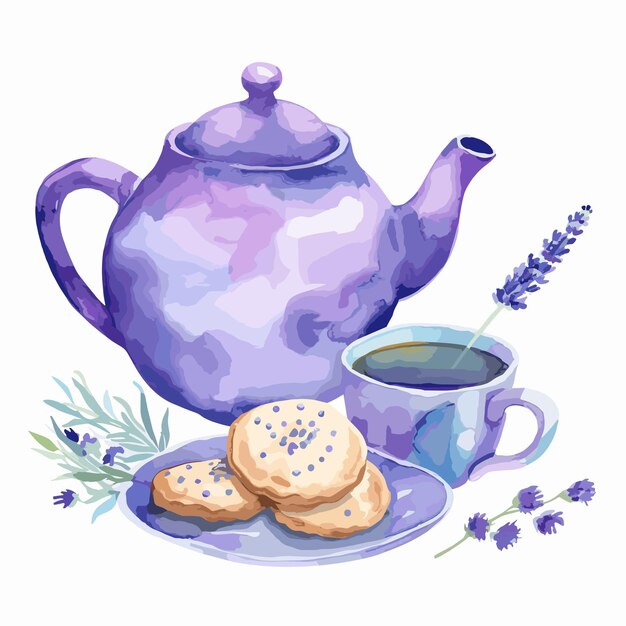 Vector tea illustration clipart