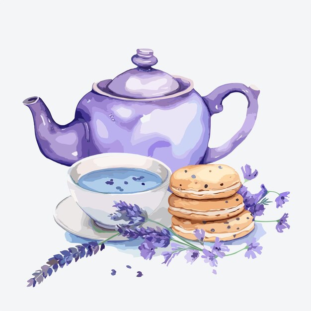 Vector tea illustration clipart