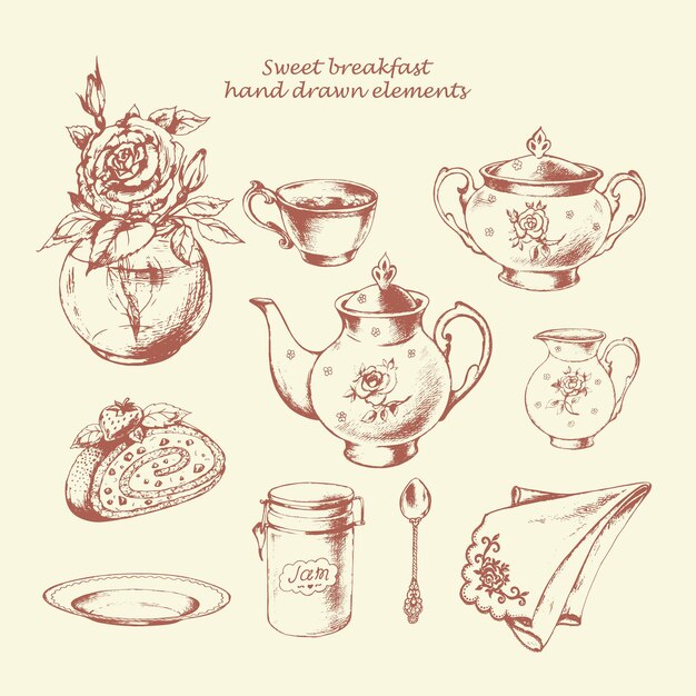 Vector tea illustration