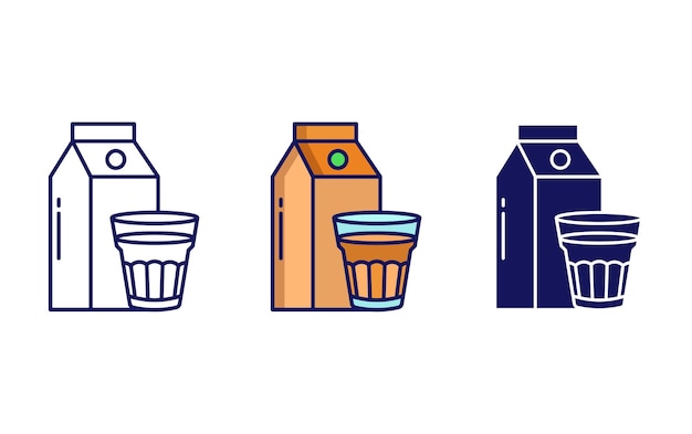 tea paper bag vector icon