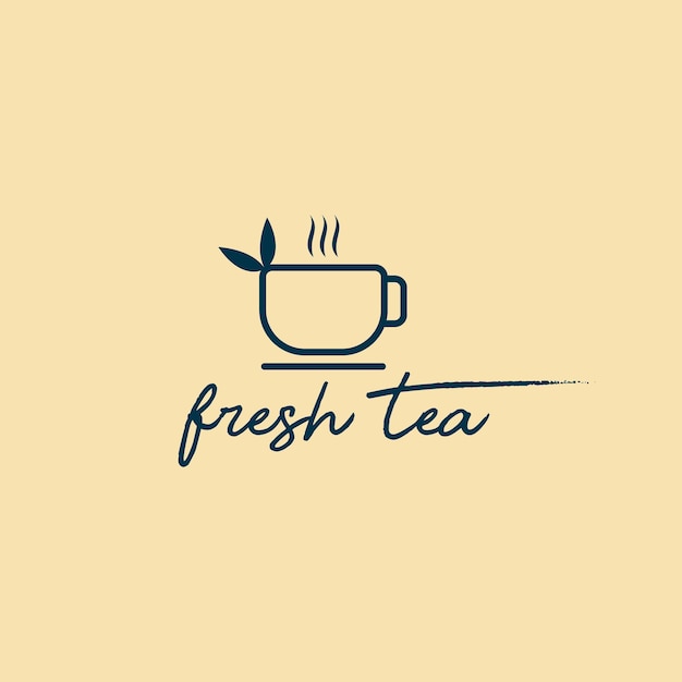 Tea point logo. tea bar emblem. internet shop. teapot or kettle and letters on a bright background.tea vector logo