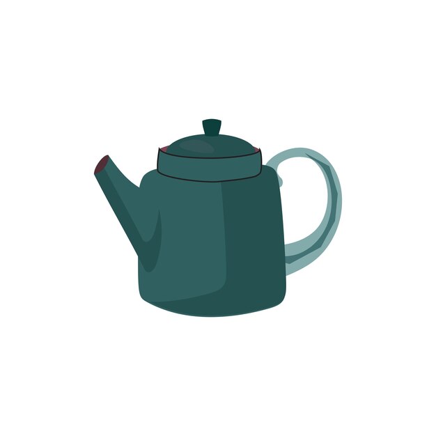 Значок векторного типа чайник