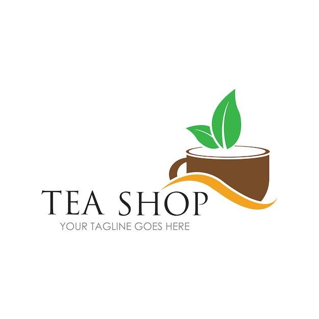 Vector tea shop