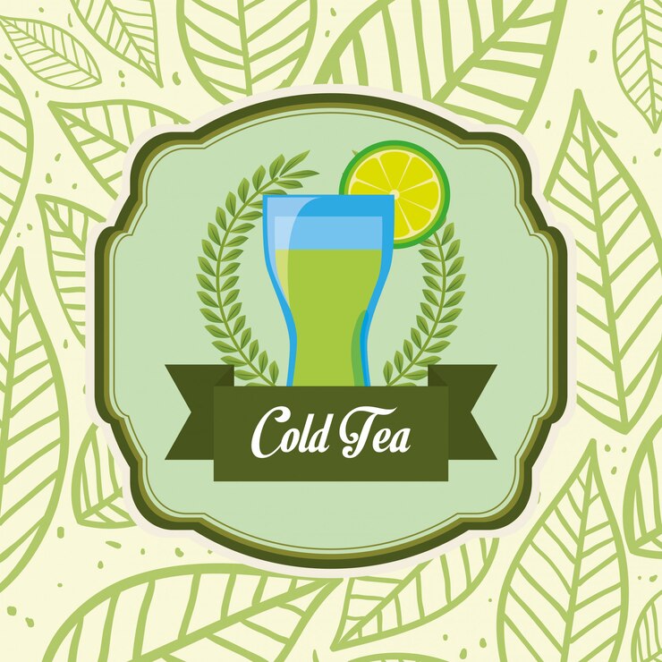 वेक्टर tea time design 