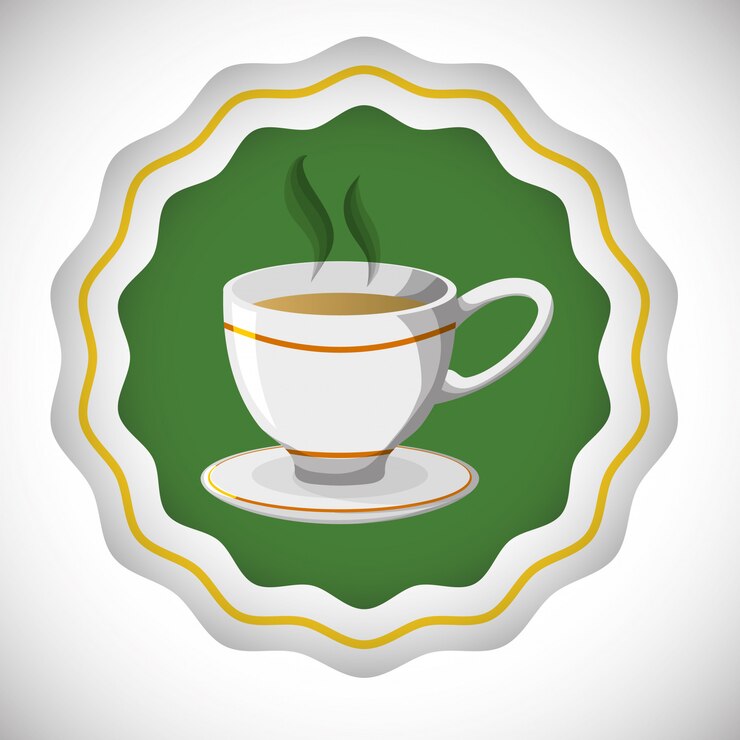 वेक्टर tea time design 
