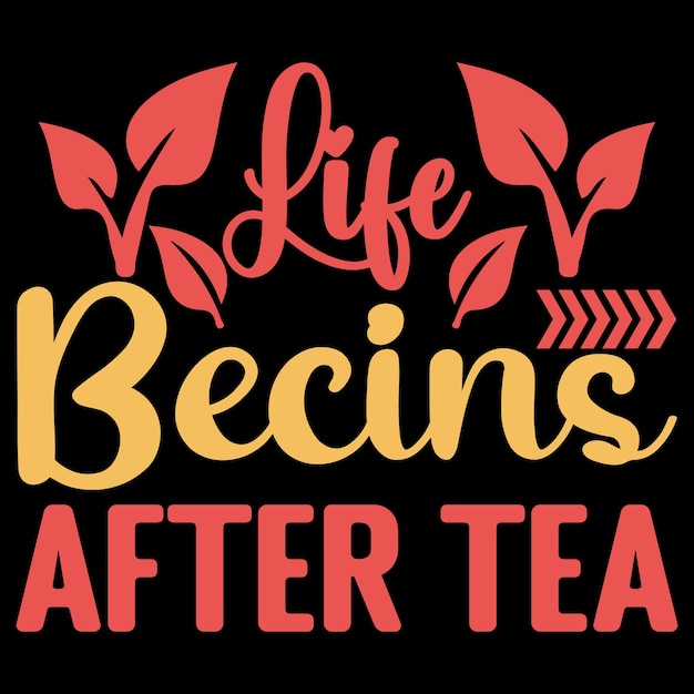 Tea TShirt Design