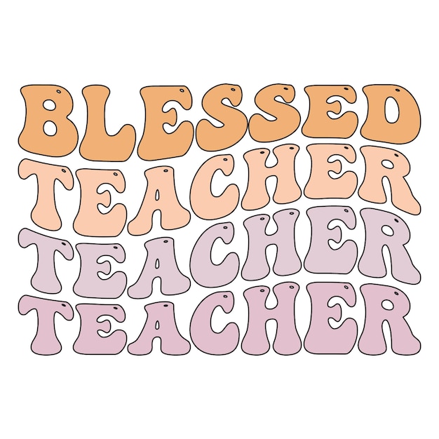 teacher retro svg design and digital dawonlod