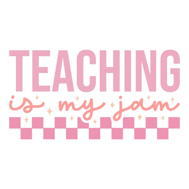 Teacher retro svg design and digital download and commercial use