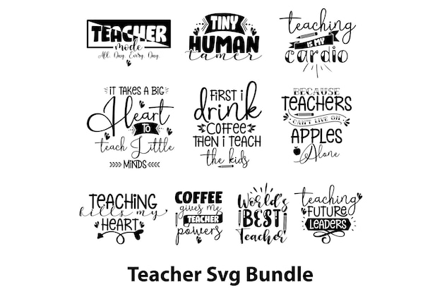 Teacher svg bundle Vol-2