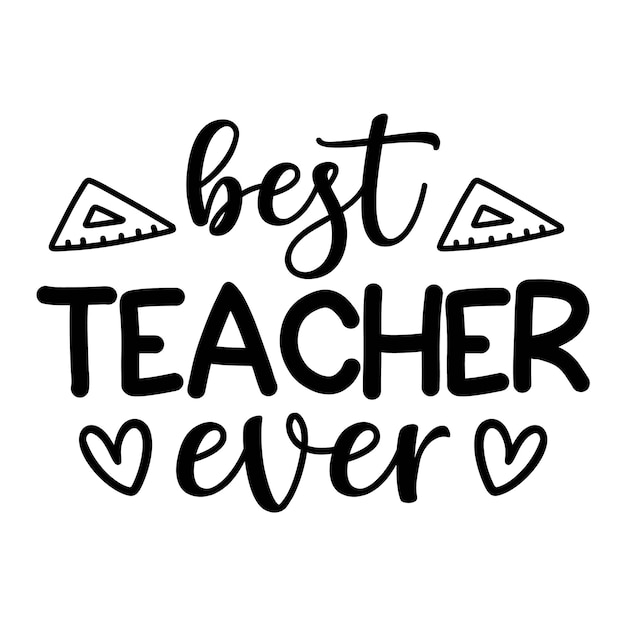 Teacher SVG Design