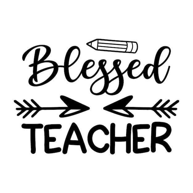 Vector teacher svg design