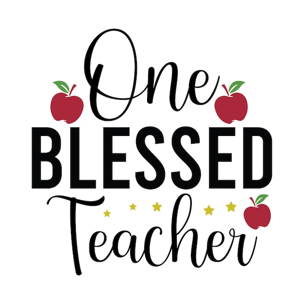 Teacher SVG Design