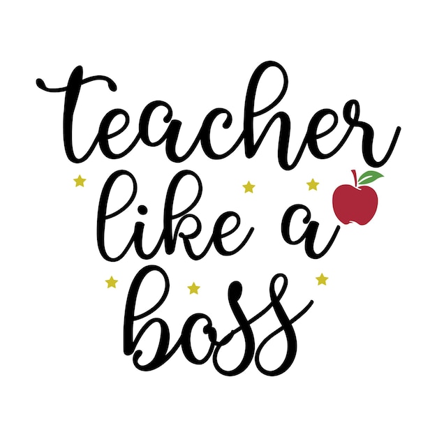 Teacher SVG Design