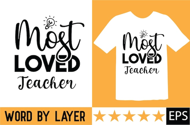 Vector teacher svg t shirt design