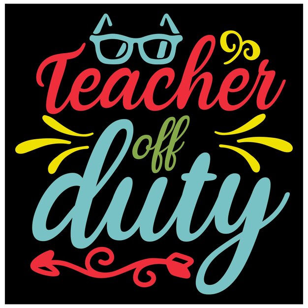 Teacher Svg Vector Design