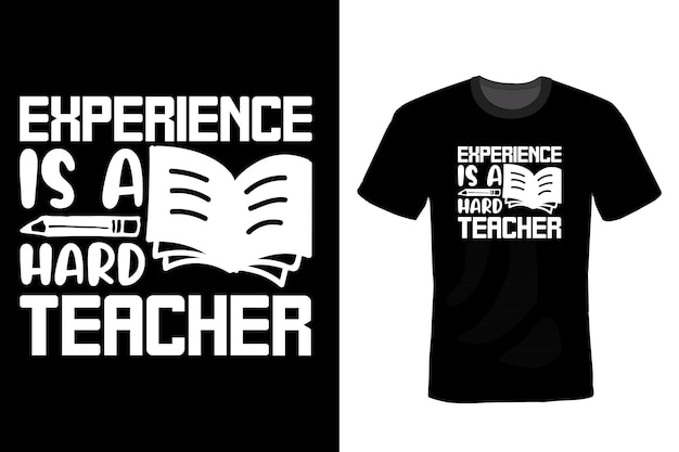 Teacher T shirt design typography vintage