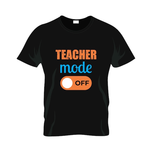 Vector .teacher t-shirt design